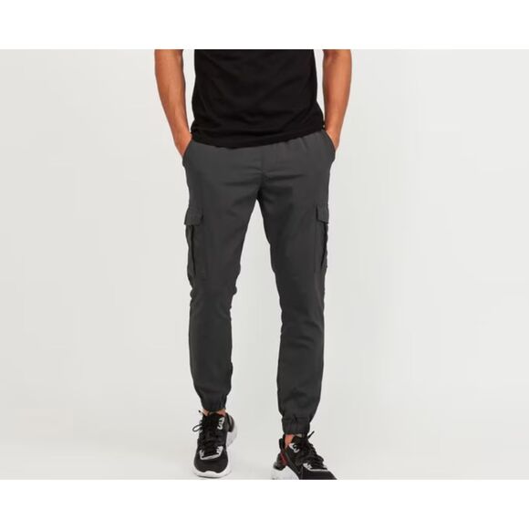 Brave Soul Cargo Cuff Pant dark grey - Picture 3 of 5